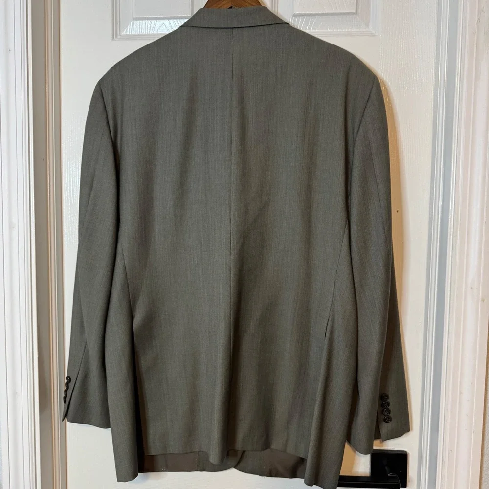 Hickey Freeman Mens 44R Blazer Jacket 100% Worsted Wool USA